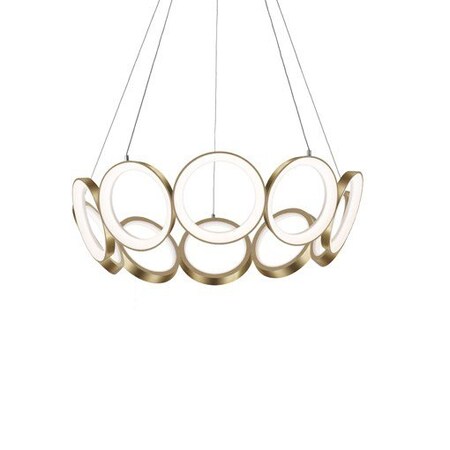 Kuzco Lighting Oros Antique Brass Chandeliers CH94829-AN